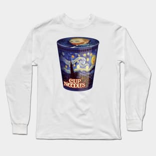 Van Gogh Cup Noodles Long Sleeve T-Shirt